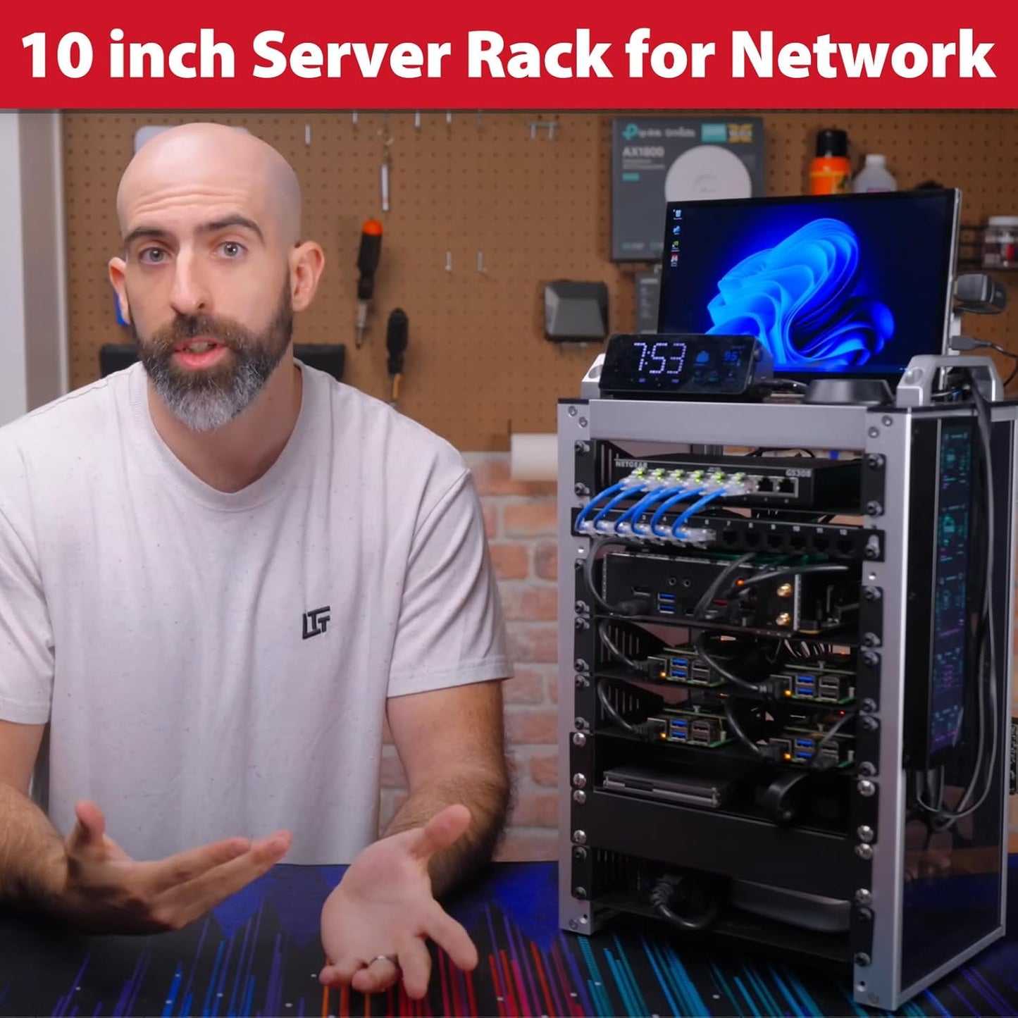 GeeekPi 8U Server Cabinet