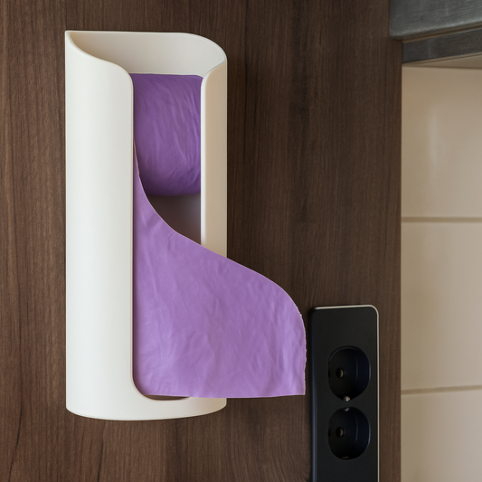 Minimalist Trash Bag Roll Holder