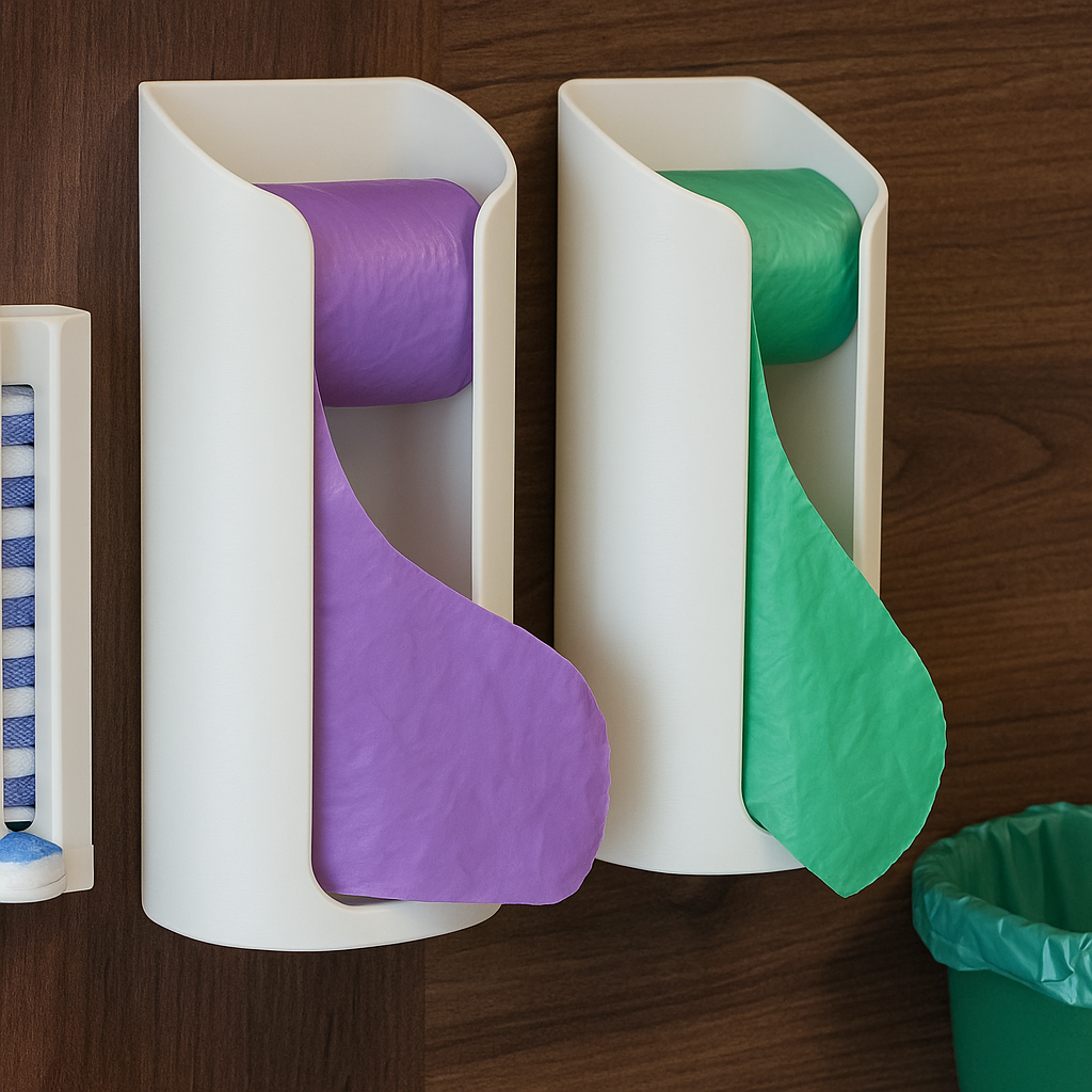 Minimalist Trash Bag Roll Holder