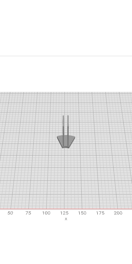 3D render of Micro switch holder v2
