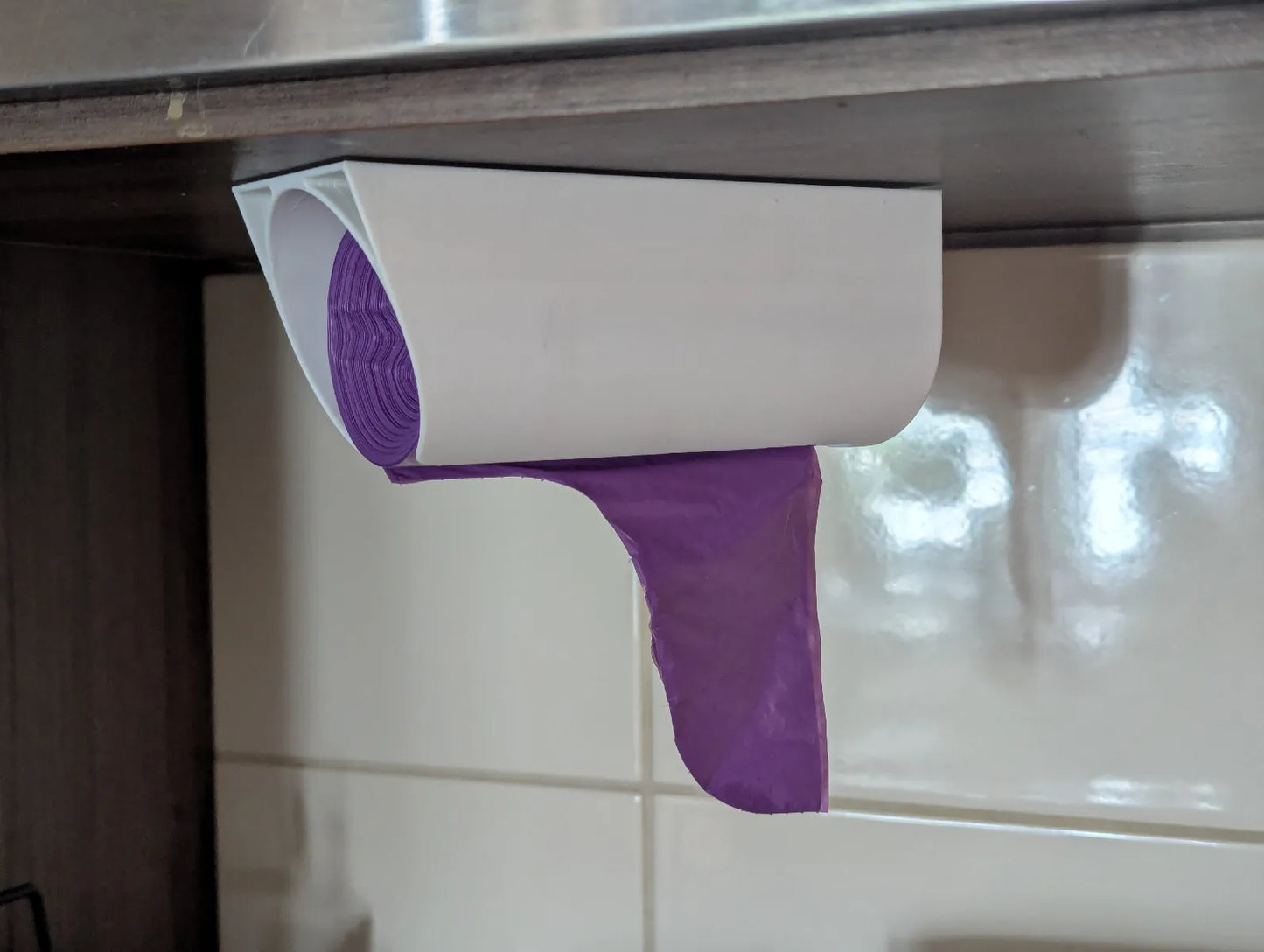 Minimalist Trash Bag Roll Holder