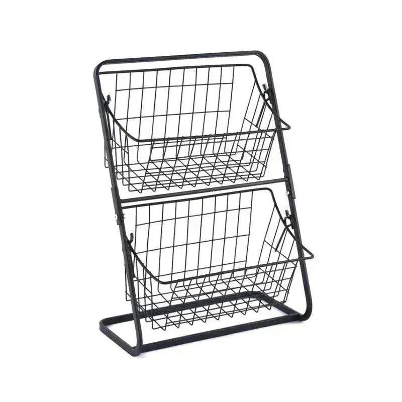 Stainless Steel Countertops Multilayer Spice & Fruit Rack