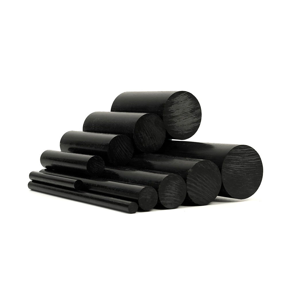 Black Delrin Round Bar 2