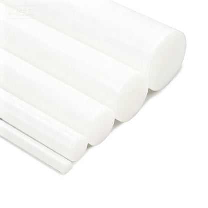 White Delrin Round Bar 2
