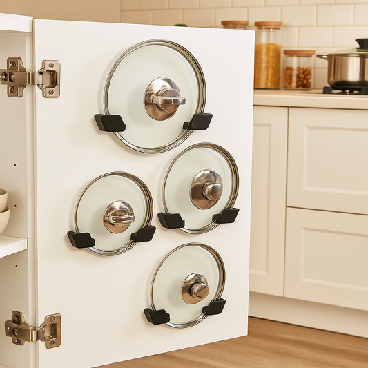 Modular Pot Lid Holder – Customizable 2-Part Mount