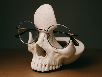 Glasses Holder Skull Bowl