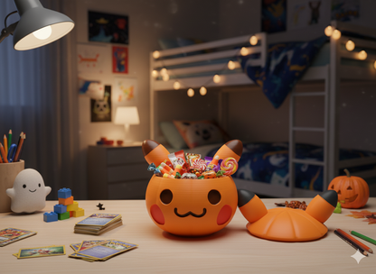 Pumpkin Pikachu Halloween Candy Bowl