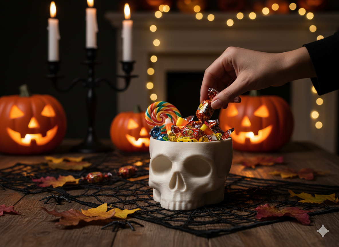 Memento Mori Skull Bowl