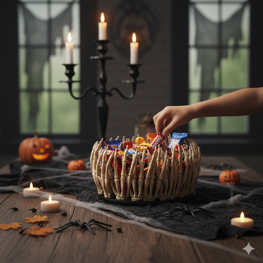 Handy Halloween Candy Bowl