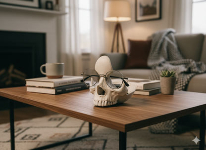 Glasses Holder Skull Bowl