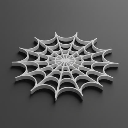 Spooky Web Drink Coaster