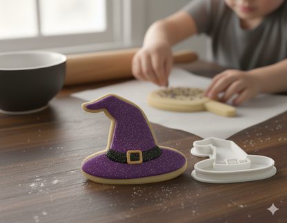 Classic Witch Hat Cookie Cutter - Enchanting Halloween Treat Maker