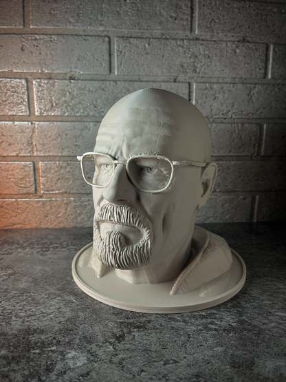 Walter White (Heisenberg) Bust Headphone Stand | Gift Idea for Breaking Bad Fans