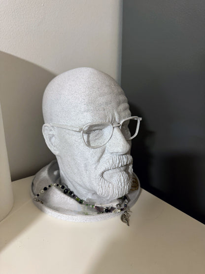 Walter White (Heisenberg) Bust Headphone Stand | Gift Idea for Breaking Bad Fans