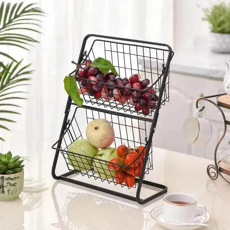 Stainless Steel Countertops Multilayer Spice & Fruit  Rack