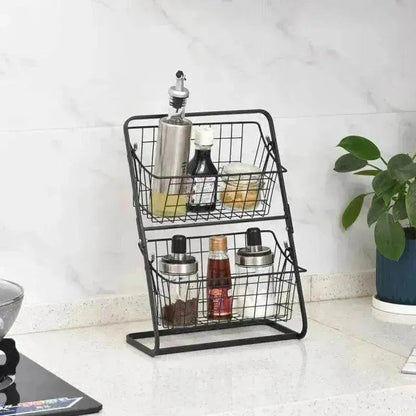 Stainless Steel Countertops Multilayer Spice & Fruit  Rack