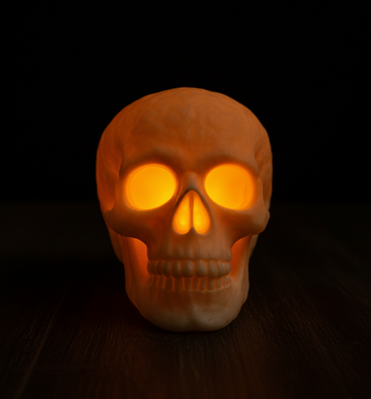 Haunted Skull Candle Lantern