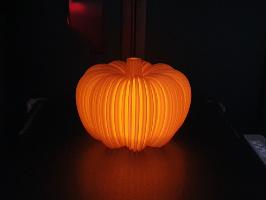 Modern Ribbed Pumpkin Light Diffuser