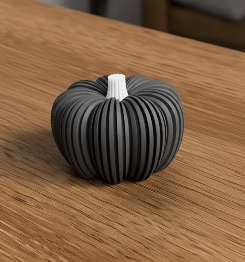 Modern Ribbed Pumpkin Light Diffuser