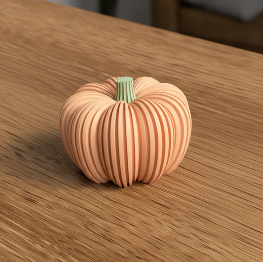 Modern Ribbed Pumpkin Light Diffuser